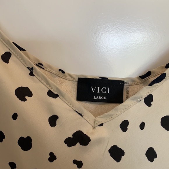 VICI Slip Dress, animal print - Picture 4 of 5